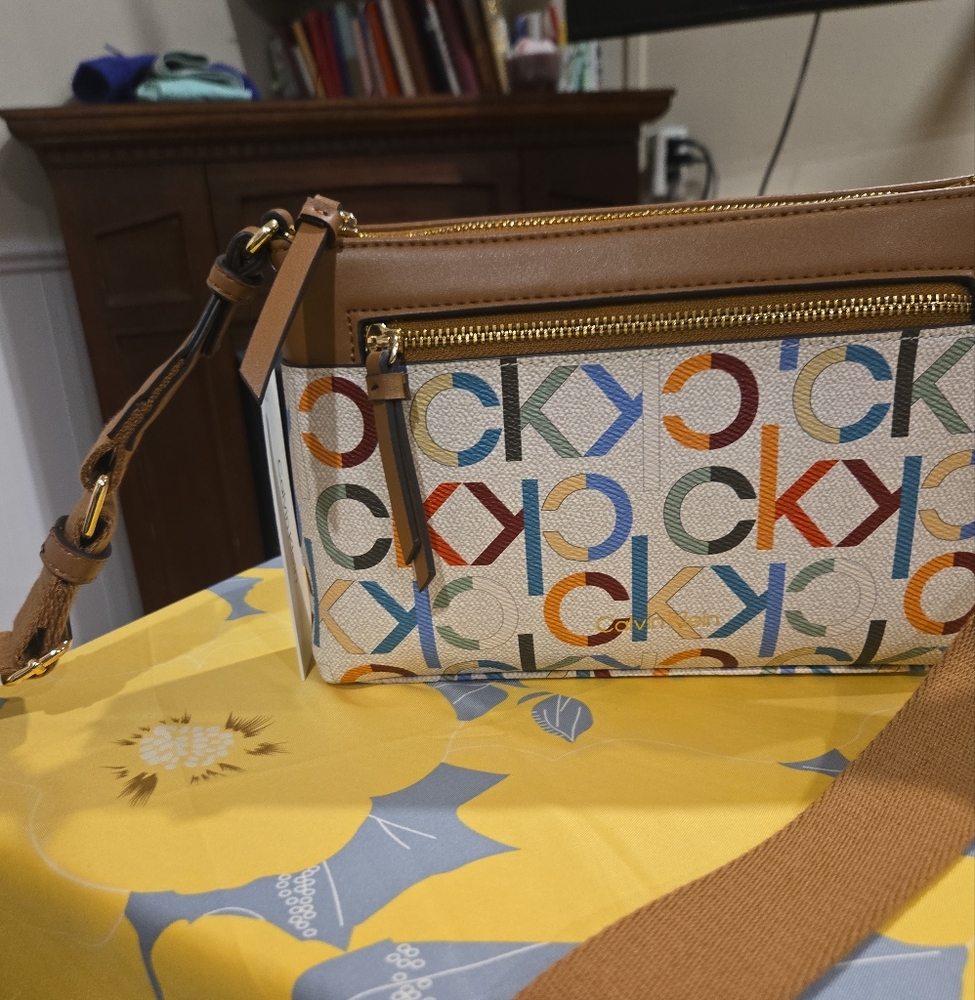 Calvin Klein Multicolor Logo Shoulder Bag